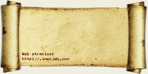 Jasmina Ćurković vizit kartica